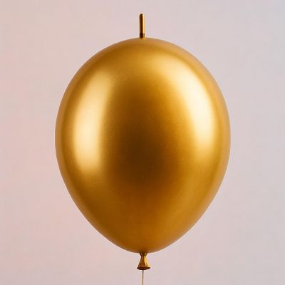 Balloonia - 6" - Metallic Gold Balloons Image 1