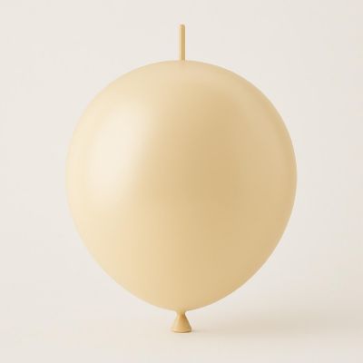 Balloonia - 6" - Metallic Ivory Balloons Image 1
