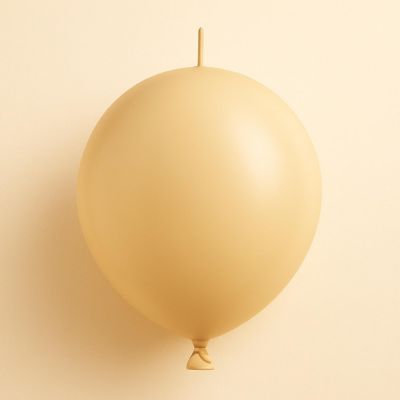 Balloonia - 6" - Metallic Ivory Balloons Image 2