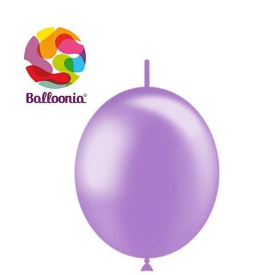 Balloonia - 6" - Metallic Lavender Balloons Image 1