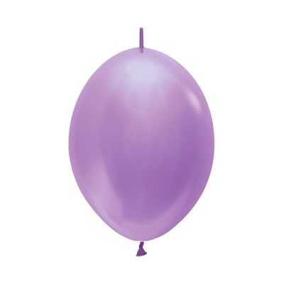 Balloonia - 6" - Metallic Lavender Balloons Image 2