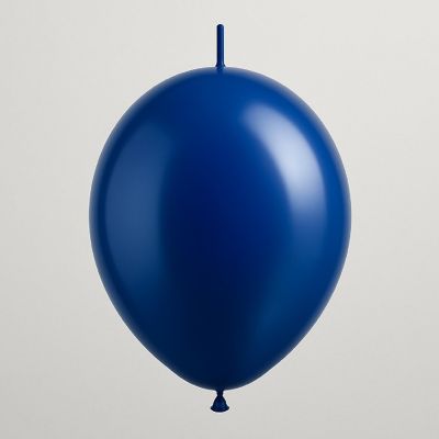 Balloonia - 6" - Metallic Navy Blue Balloons Image 2