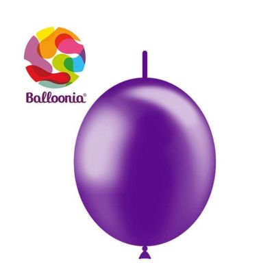 Balloonia - 6" - Metallic Purple Balloons Image 1