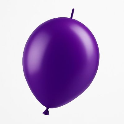 Balloonia - 6" - Metallic Purple Balloons Image 1