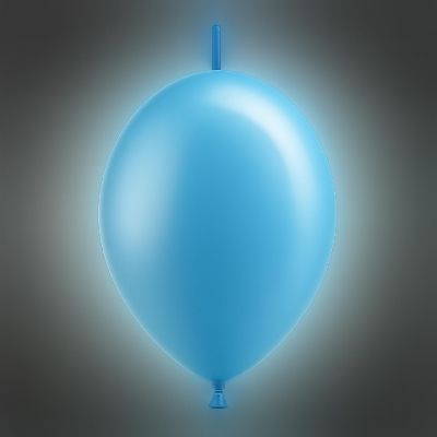 Balloonia - 6 - Metallic Sky Blue Balloons Image 1