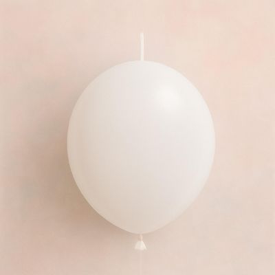 Balloonia - 6" - Metallic White Balloons Image 1