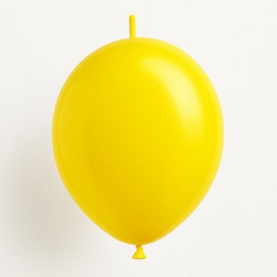 Balloonia - 6" - Metallic Yellow Balloons Image 2