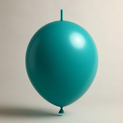 Balloonia - 6" - Turquoise Balloons Image 2