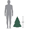 Balsam Pine Medium Artificial Christmas Tree - 28" - Unlit Image 4