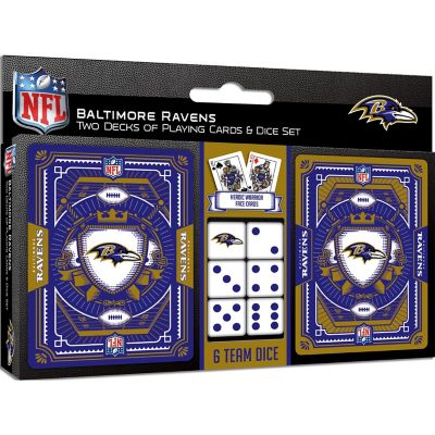 Baltimore Ravens - 2-Pack Playing Cards &amp; Dice Set Image 1