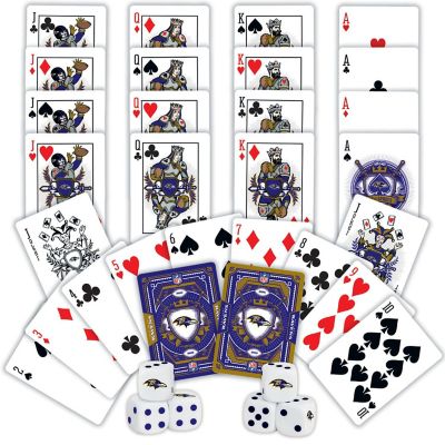 Baltimore Ravens - 2-Pack Playing Cards &amp; Dice Set Image 2