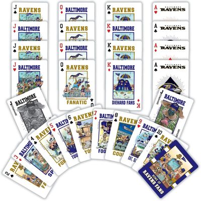 Baltimore Ravens Fan Deck Playing Cards - 54 Card Deck Image 2