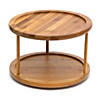 Bamboo 2-Tier Turntable Image 1