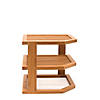 Bamboo 3-Tier Corner Shelf Image 1