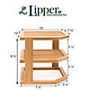 Bamboo 3-Tier Corner Shelf Image 2