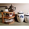 Bamboo 3-Tier Corner Shelf Image 4