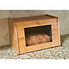 Bamboo Bread Box with Acrylic Window Image 1