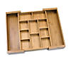 Bamboo Expandable Organizer with Removable Dividers Image 1