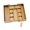 Bamboo Expandable Organizer with Removable Dividers Image 1