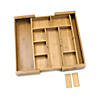 Bamboo Expandable Organizer with Removable Dividers Image 2