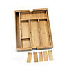 Bamboo Expandable Organizer with Removable Dividers Image 4