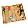 Bamboo Expandable Utensil Holder Image 3