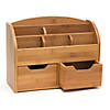 Bamboo Space-Saving Desk Organizer Image 1