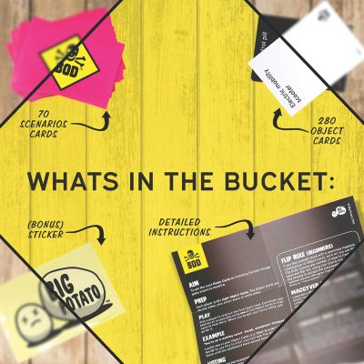 Bananagrams Bucket Of Doom Game - Dirty Death Dodging Funny Party Games For Adult Parties And Gifts Image 3