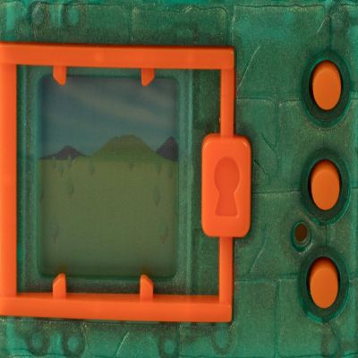 Bandai Original Digimon Digivice Virtual Pet Translucent Green Image 2
