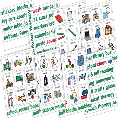 Barker Creek Learning Magnets&amp;#174; - 45 PCS&amp;#174; School Words Image 2