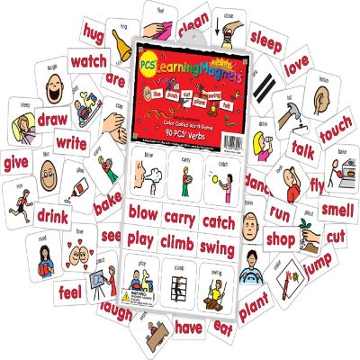 Barker Creek Learning Magnets&amp;#174; - 90 PCS&amp;#174; Verbs Image 1