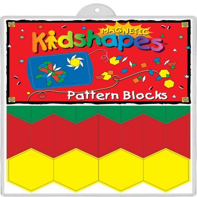 Barker Creek Learning Magnets&amp;#174; - Pattern Block Activity Kit Image 1