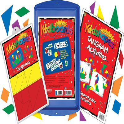 Barker Creek Learning Magnets&amp;#174; - Tangram Activity Kit Image 1
