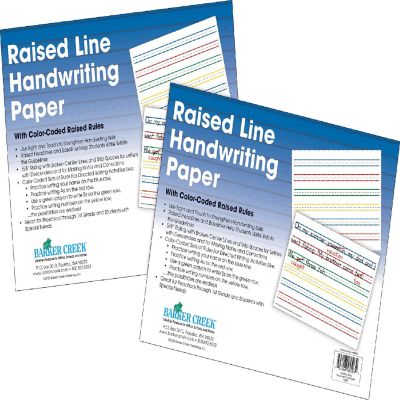 Barker Creek Raised Line Handwriting Paper - 2-Pack Image 1