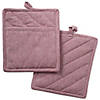 Barn Red Solid Chambray Potholder (Set Of 2) Image 1