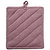 Barn Red Solid Chambray Potholder (Set Of 2) Image 4