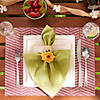 Barn Red Textured Twill Weave Placemat 6 Piece Image 4