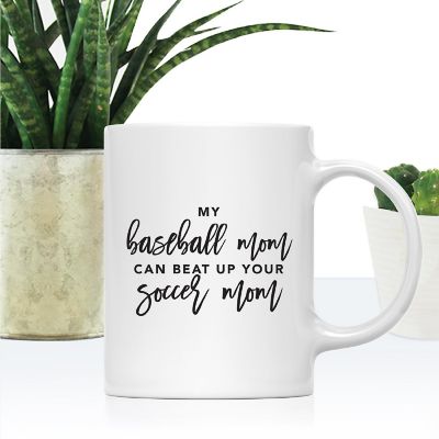 Baseball Mom Beats Soccer Mug Image 1