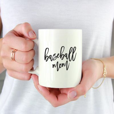 Baseball Mom Ceramic Mug Image 1