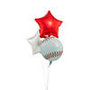 Baseball Mylar Balloon Bouquet - 10 Pc. Image 1