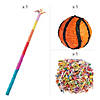 Basketball Pi&amp;#241;ata Kit - 208 Pc. Image 1
