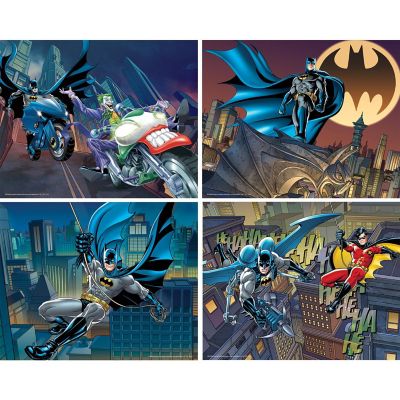 Batman 4-Pack 100 Piece Jigsaw Puzzles Image 2