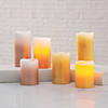 Battery-Operated Gold Ombre Flameless Candles - 3 Pc. Image 1