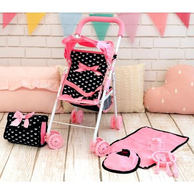 Bayer Design Dolls: Buggy Doll Stroller Set W/ Matching Shoulder Bag Image 1