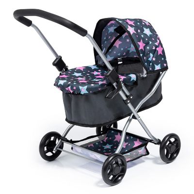 Bayer Design Dolls: Pram Starter - Blue Pink, Stars Image 1