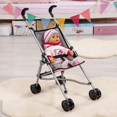Bayer Design Dolls: Umbrella Stroller In Grey Image 1