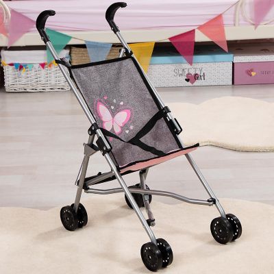 Bayer Design Dolls: Umbrella Stroller In Grey Image 3