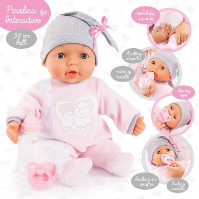 Bayer: My Piccolina 15" Interactive Baby Doll Image 1