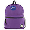 Bazic&amp;#174; Basic Backpack 16" Purple, Pack of 2 Image 1