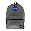 BAZIC Products 16" Basic Backpack, Gray, Pack of 2 Image 1
